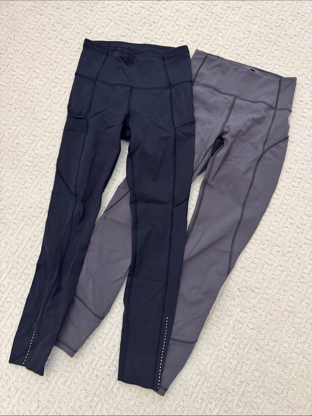lululemon athletica Women’s High-Rise Leggings in Black & Gray